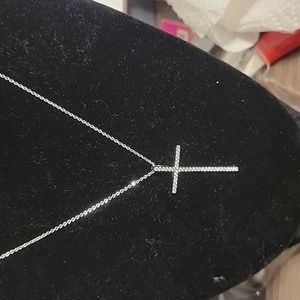 Origami owl Philippian 4:13 cz Cross necklace